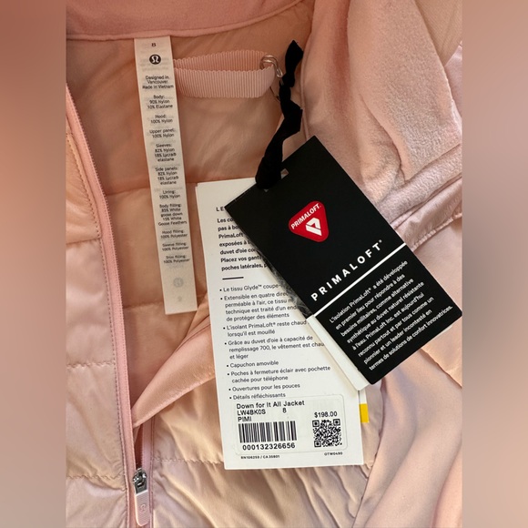 NWT Lululemon Down for it All Jacket - Picture 7 of 7
